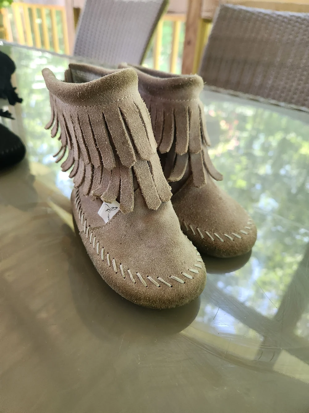 Light Grey Little Love Bug Cozy Boot